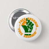 Free Kashmir Ronde Button 5,7 Cm (Voorkant /achterkant)
