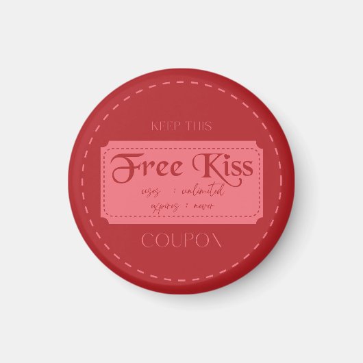 Free kiss magneet (Voorkant)