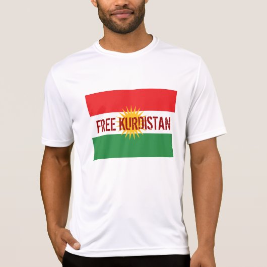 FREE KURDISTAN T-SHIRT (Voorkant)