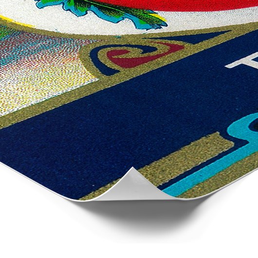 Free Lance Tomato LabelChicago, IL Poster (Hoek)