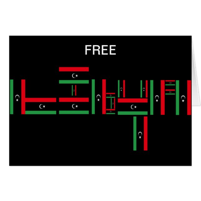FREE LIBYA (Voorkant Horizontaal)