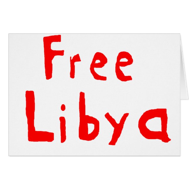 FREE LIBYA (Voorkant Horizontaal)