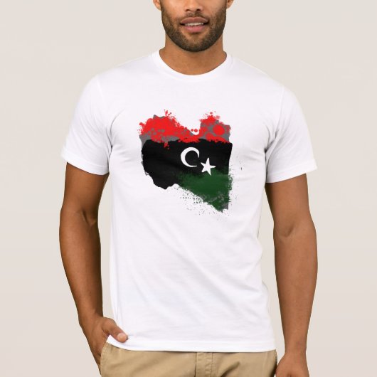 Free Libya T-shirt (Voorkant)