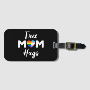 Free Ma Hugs II - Rainbow Gay Trans Pride Bagagelabel