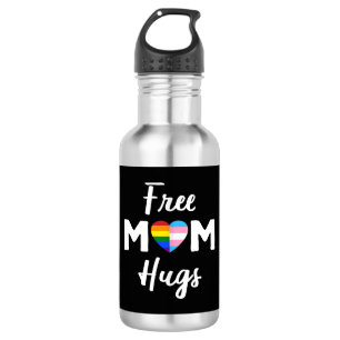 Free Ma Hugs II - Rainbow Gay Trans Pride Waterfles