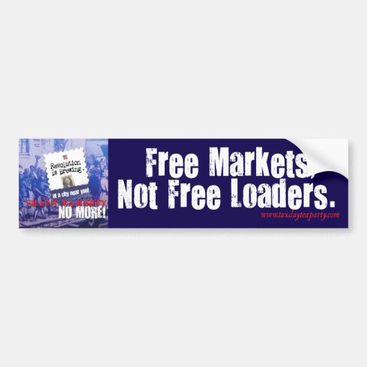 Free Markets Bumpersticker (Voorkant)