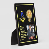 Free Mason Dad Fotoplaat (Zijkant)