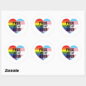 Free Mom Hugs Stickers LGBTQ (Feuille)