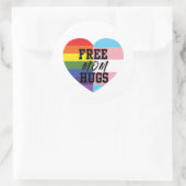 Free Mom Hugs Stickers LGBTQ (Sac)