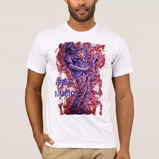 FREE MUSIC T-SHIRT (Voorkant)