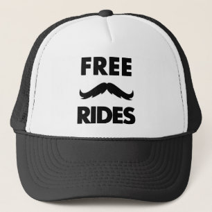 Free Mustache Rides Trucker Pet