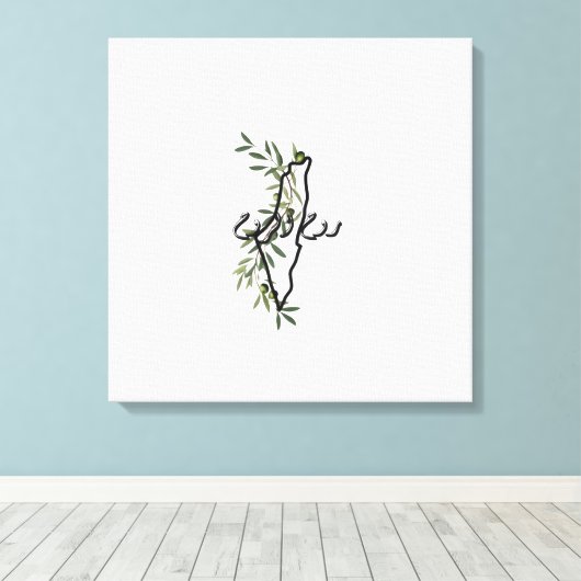 free palestine روح الروح canvas afdruk (Insitu (Houten vloer))