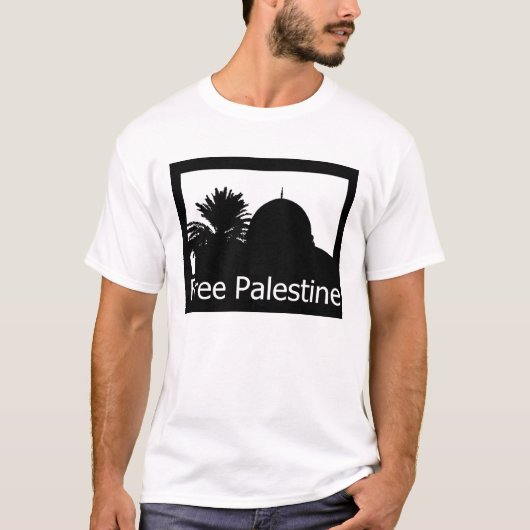 Free Palestine Dome T-shirt (Voorkant)