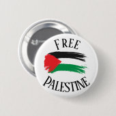Free Palestine End Bezetting Button Pin (Voorkant /achterkant)