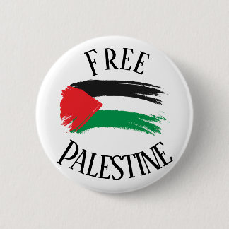 Free Palestine End Bezetting Button Pin