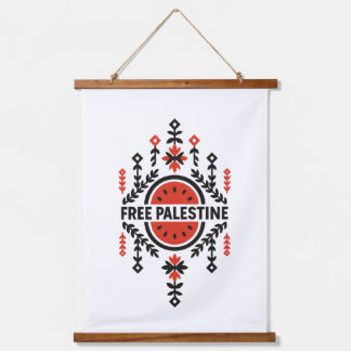 Free Palestine Hangend Wandkleed