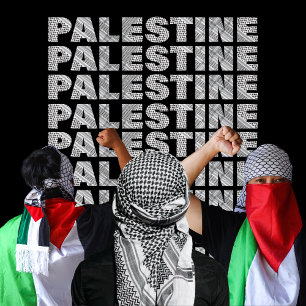 Free Palestine in Palestinian Scarf Design Gaza T-shirt