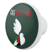 Free Palestine Keramische Lade Knop – Solidariteit (Rechts)