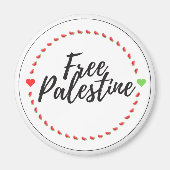 Free Palestine Magnet (Devant)
