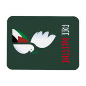 Free Palestine Magnet – Politiek bewustzijn Magneet (Horizontaal)