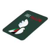 Free Palestine Magnet – Politiek bewustzijn Magneet (Linkerzijde)