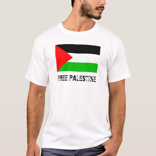 Free Palestine Premium T-Shirt (Voorkant)