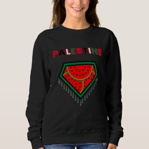 Free Palestine Protest Sweatshirt - Watermelon T-s