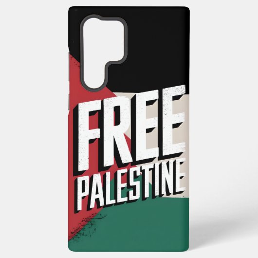 Free Palestine Samsung Galaxy S22 Ultra Hoesjes Samsung Galaxy Hoesje (Achterkant)