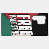 Free Palestine Samsung Galaxy S22 Ultra Hoesjes Samsung Galaxy Hoesje (Achterkant horizontaal)