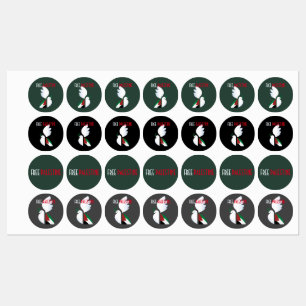 Free Palestine Solidarity Labels – Mensenrechten