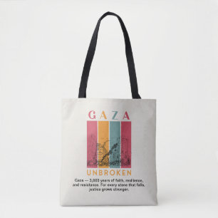 Free Palestine Tote-tas – Gaza 3.000 jaar Draagtas