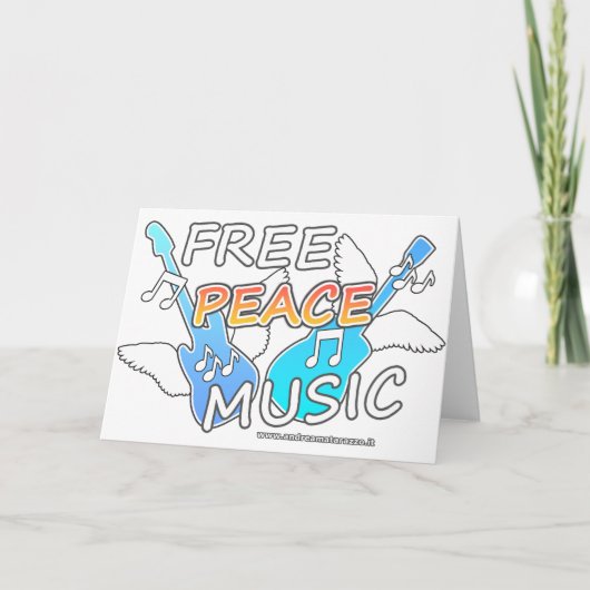 Free Peace Music Kaart (Voorkant)