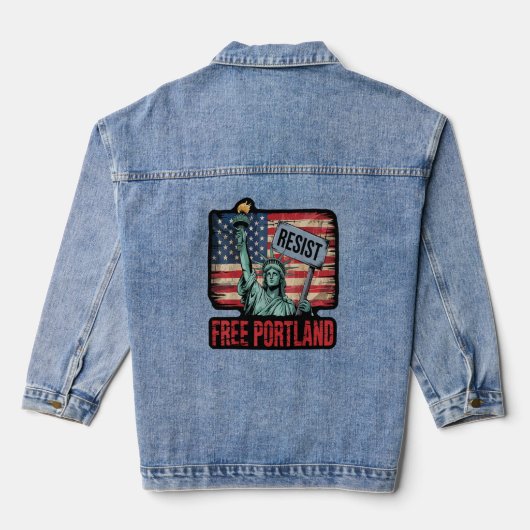 Free Portland Denim Jacket (Achterkant)
