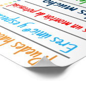 Free Positive Thoughts Poster espagnol (Coin)