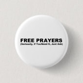 Free Prayers Button (Voorkant)
