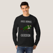 Free Range Chicken Green Cheeked Conure Parrot Bir T-shirt (Voorkant volledig)