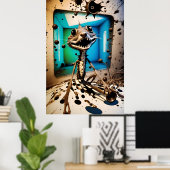 Free Range Media Rat Management Poster (Thuiskantoor)