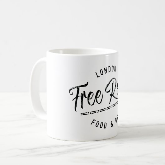 Free Refills Mok (Voorkant links)