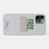 Free Speech Is a Human Right Case-Mate iPhone Case (Achterkant (horizontaal))