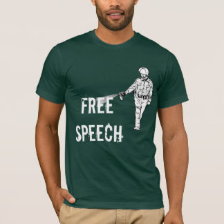 Free Speech Pepper Spray Cop T-shirt