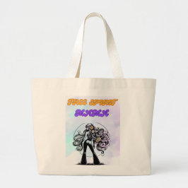 Free Spirit Mama: Omarm je innerlijke bloemenkind Grote Tote Bag