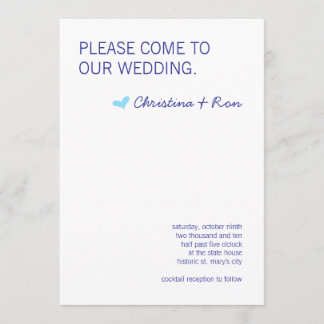 Free Spirit Wedding Invite Kaart