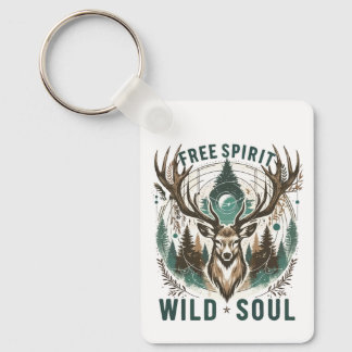 Free Spirit - Wild Soul Stag Sleutelhanger
