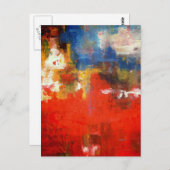 Free Style Abstract Briefkaart (Voorkant / Achterkant)