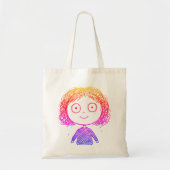 Free-Style Character - Color Gradient Tote Bag (Voorkant)