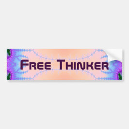 Free Thinker 9 Bumpersticker