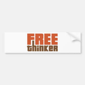 Free Thinker Bumpersticker