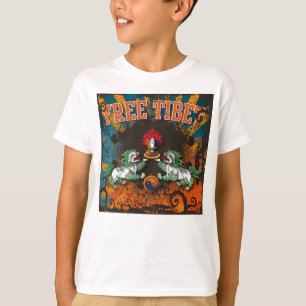 Free Tibet Grunge Art T-shirt