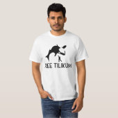 Free Tilikum Save the Orca Killer Whale T-shirt (Voorkant volledig)