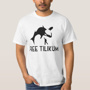 Free Tilikum Save the Orca Killer Whale T-shirt